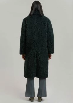 Art Is Over Dafna Sherpa Coat - Pine