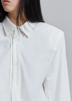 Flash Sale π― Another J CLOTHING Daor Padded Shoulder π Shirt - Optic White β¨ 11 Another J CLOTHING Daor Padded Shoulder Shirt - Optic White