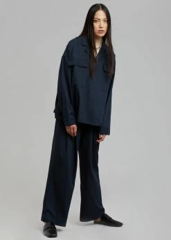 Credito Dido Wide Trousers - Navy