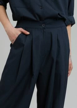 Credito Dido Wide Trousers - Navy