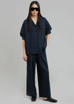 Credito Dido Wide Trousers - Navy