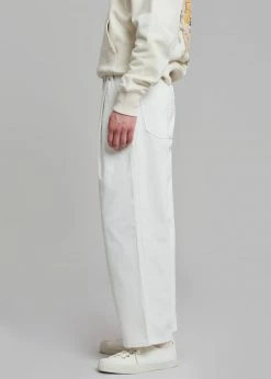 Budget βοΈ The Frankie Shop Drew Denim Pants - White π 13 The Frankie Shop Drew Denim Pants - White