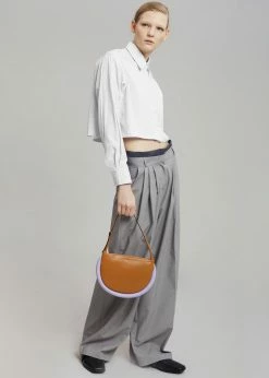 Maimia CLOTHING Ede Cropped Button Shirt - White