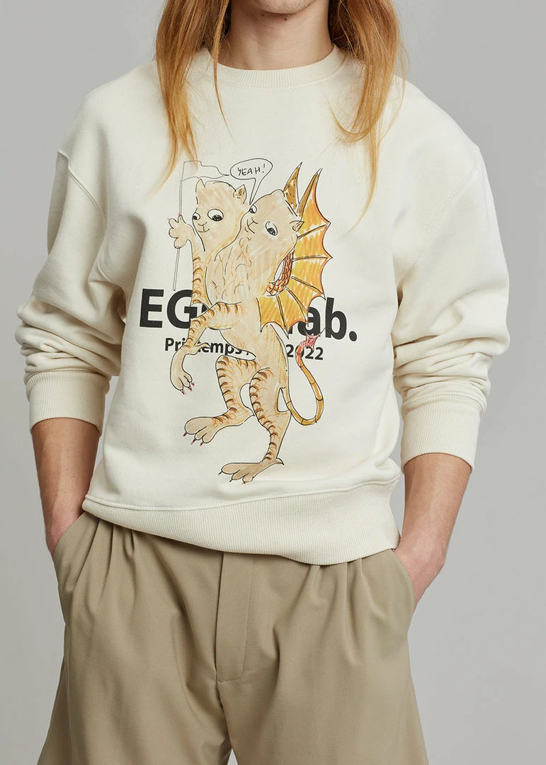 Best Pirce π― EGONLab Mumus Sweater - Natural Raw Men π₯ 4 EGONLab Mumus Sweater - Natural Raw Men