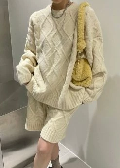 The Frankie Shop Eira Sweater - Cream