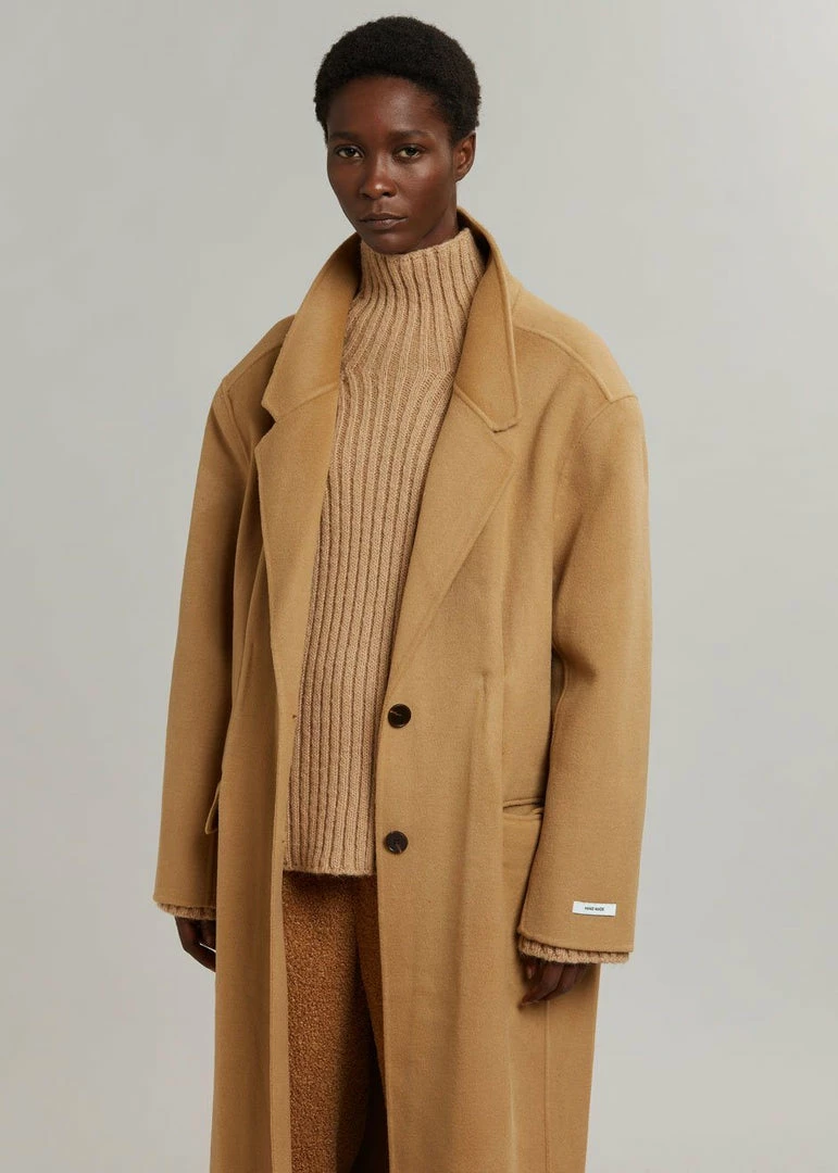 Best deal π The Frankie Shop Elkin Tailored Overcoat - Camel CLOTHING π₯ 3 The Frankie Shop Elkin Tailored Overcoat - Camel CLOTHING