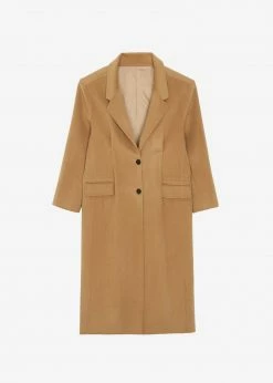 Best deal π The Frankie Shop Elkin Tailored Overcoat - Camel CLOTHING π₯ 11 The Frankie Shop Elkin Tailored Overcoat - Camel CLOTHING