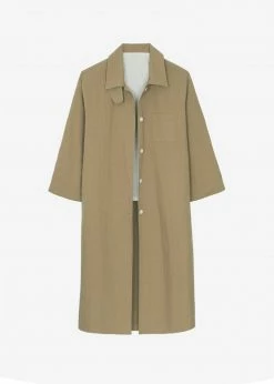 The Frankie Shop CLOTHING Emma Trench Coat - Sand