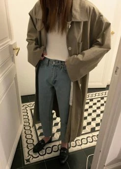 The Frankie Shop CLOTHING Emma Trench Coat - Sand