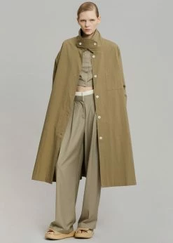 The Frankie Shop CLOTHING Emma Trench Coat - Sand