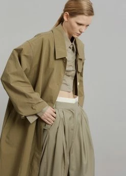 The Frankie Shop CLOTHING Emma Trench Coat - Sand