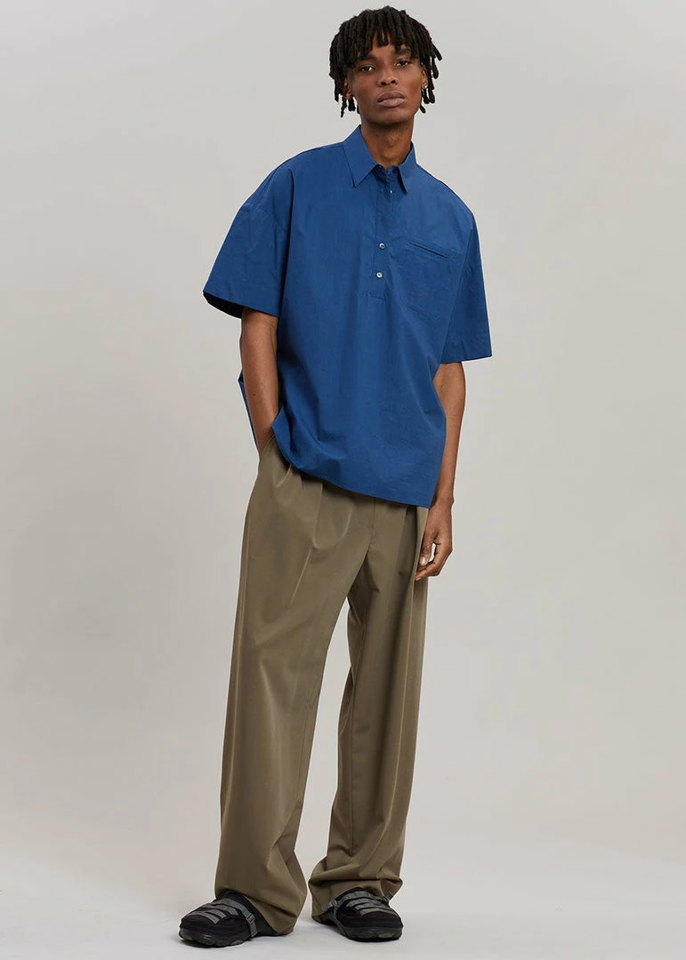 Best Sale π Masof Enzo π Shirt - Indigo π 5 Masof Enzo Shirt - Indigo