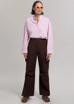 The Frankie Shop Erika Shirt - Pink Stripe