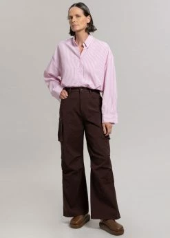The Frankie Shop Erika Shirt - Pink Stripe