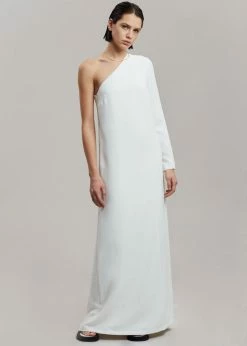 CLOTHING Esse Studios One Shoulder Column Dress - Ivory