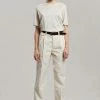 CLOTHING Esse Studios Tailored Cotton Trousers - Ivory