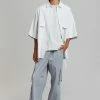 Farmers Market Ethan Pocket Shirt - Slate Stripe