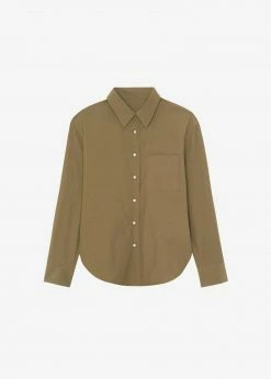 Top 10 π The Frankie Shop CLOTHING Everyday π Shirt - Khaki π 13 The Frankie Shop CLOTHING Everyday Shirt - Khaki