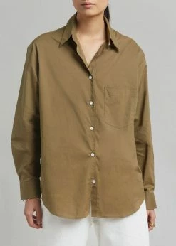 Top 10 π The Frankie Shop CLOTHING Everyday π Shirt - Khaki π 9 The Frankie Shop CLOTHING Everyday Shirt - Khaki