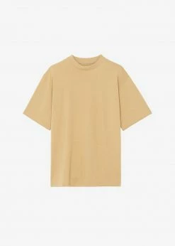 Hot Sale π― The Frankie Shop CLOTHING Evora Tee - Sahara π 19 The Frankie Shop CLOTHING Evora Tee - Sahara