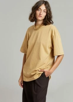 The Frankie Shop CLOTHING Evora Tee - Sahara