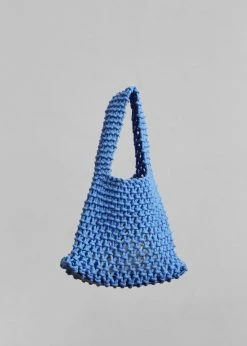 Cafe Noir Fana Mini Net Bag - Blue ACCESSORIES