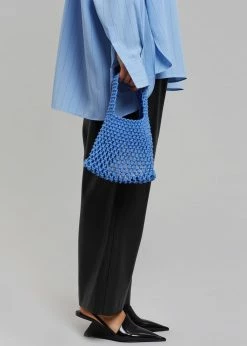 Cafe Noir Fana Mini Net Bag - Blue ACCESSORIES