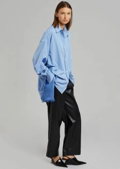 Cafe Noir Fana Mini Net Bag - Blue ACCESSORIES