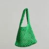 Cafe Noir ACCESSORIES Fana Mini Net Bag - Green