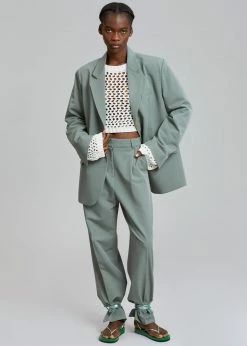 The Frankie Shop CLOTHING Felola Blazer - Sage