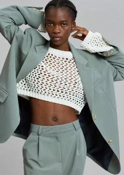 The Frankie Shop CLOTHING Felola Blazer - Sage