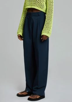 The Frankie Shop CLOTHING Felola Suit Pants - Deep Navy