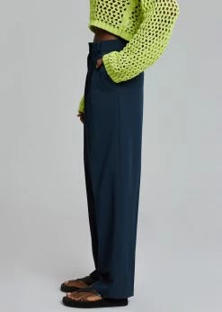 The Frankie Shop CLOTHING Felola Suit Pants - Deep Navy