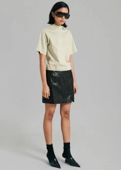 Art Is Over Femery Mini Skirt - Black CLOTHING