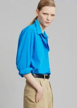The Frankie Shop Fia Shirt - Cobalt CLOTHING