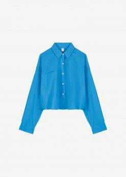 Flash Sale π The Frankie Shop Fia π Shirt - Cobalt CLOTHING π₯° 13 The Frankie Shop Fia Shirt - Cobalt CLOTHING
