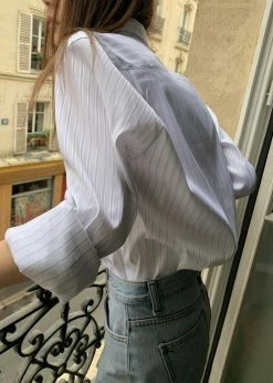 Top 10 π The Frankie Shop Flor Silky π Shirt - Pink Stripe π₯° 24 The Frankie Shop Flor Silky Shirt - Pink Stripe