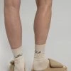 The Frankie Shop Frankie In Arabic Ribbed Socks - Vanilla CLOTHING