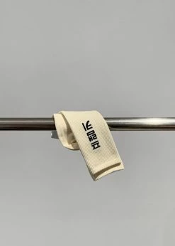 The Frankie Shop Frankie In Korean Ribbed Socks - Vanilla