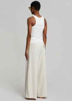 Abigail CLOTHING Gail Pleated Wide Pants - Sand