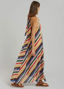 GANNI Halter Dress - Multicolour CLOTHING