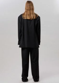The Frankie Shop CLOTHING Gelso Oversized Blazer - Black