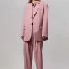 The Frankie Shop CLOTHING Gelso Oversized Blazer - Rose