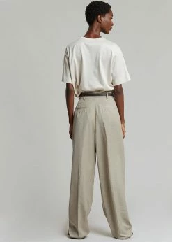 Best reviews of β The Frankie Shop CLOTHING Gelso Pleated Trousers - Light Taupe Melange π 30 The Frankie Shop CLOTHING Gelso Pleated Trousers - Light Taupe Melange