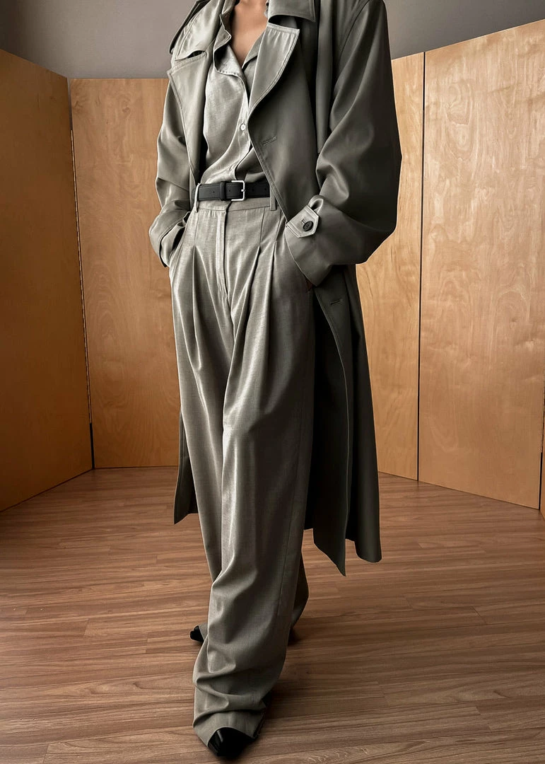 Best reviews of β The Frankie Shop CLOTHING Gelso Pleated Trousers - Light Taupe Melange π 14 The Frankie Shop CLOTHING Gelso Pleated Trousers - Light Taupe Melange