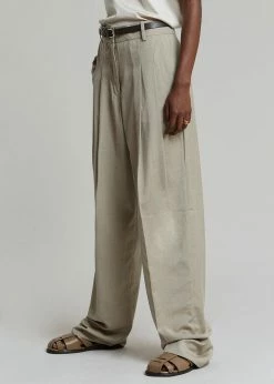Best reviews of β The Frankie Shop CLOTHING Gelso Pleated Trousers - Light Taupe Melange π 22 The Frankie Shop CLOTHING Gelso Pleated Trousers - Light Taupe Melange