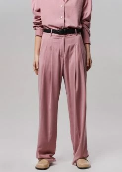 The Frankie Shop CLOTHING Gelso Pleated Trousers - Rose