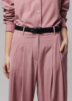 The Frankie Shop CLOTHING Gelso Pleated Trousers - Rose