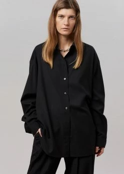 The Frankie Shop Gelso Shirt - Black CLOTHING
