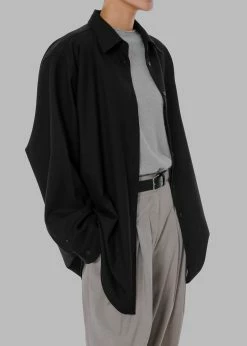 The Frankie Shop Gelso Shirt - Black CLOTHING